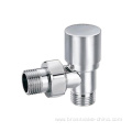 Brass radiator valves chrome plated